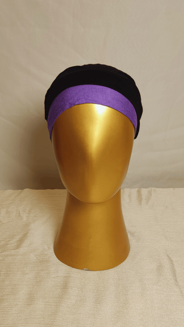 Color Border Cap - Orchid